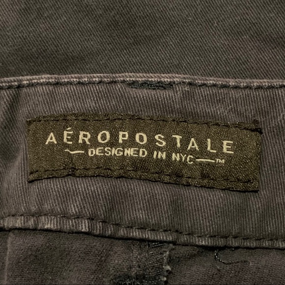 Aeropostale Navy Blue Skinny Twill Pant Jeans - Picture 5 of 5